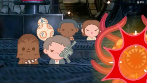 《星球大战7：原力觉醒》emoji表情版动画 萌你一脸