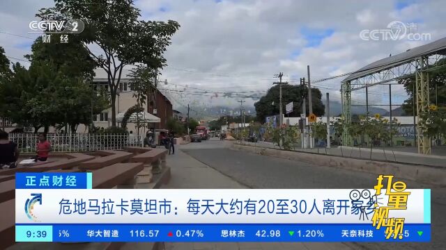 危地马拉卡莫坦市:每天大约有20至30人离开家乡