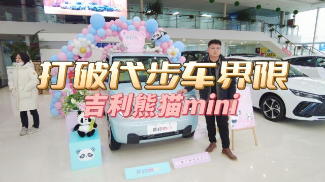 打破代步车界限,吉利熊猫mini 3.99万元起售!