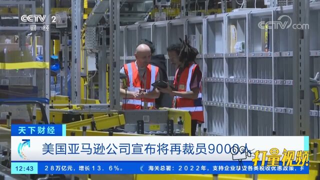 美国亚马逊公司宣布将再裁员9000人