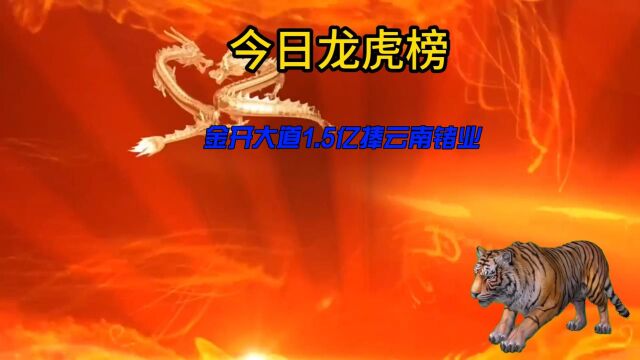 今日龙虎榜:金开大道1.5亿捧云南锗业,北向资金拉中国稀土