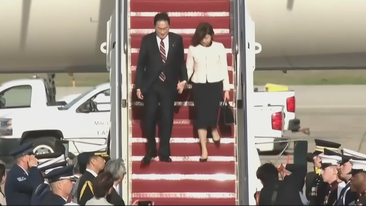 岸田文雄抵达美国:这是日本首相时隔9年,再次以国宾身份正式访美