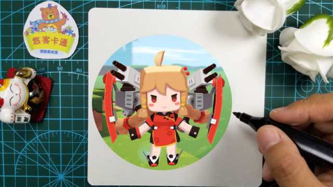 她是迷你世界版舰娘?手绘新皮肤华乐,感觉她跟幻音还有点像