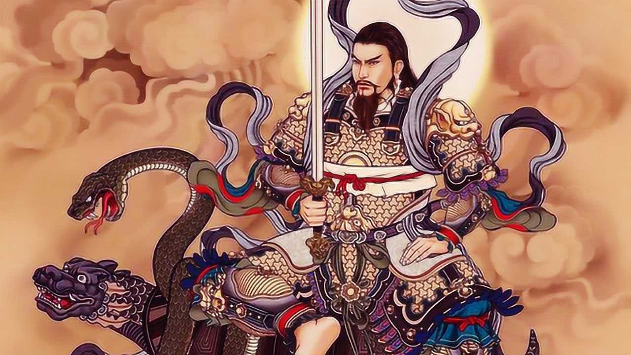 真武大帝的黑旗有多厉害?可遮挡整个天庭,三界妖怪都怕他!