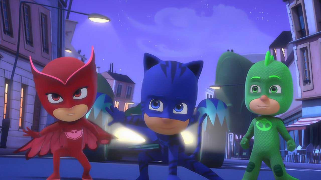 睡衣小英雄:罗密欧博士把定位仪安装到了睡衣小英雄的车上