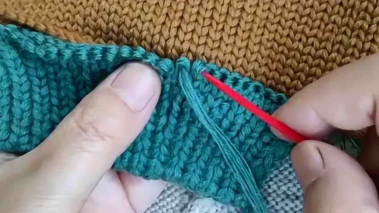 毛衣领无痕对接缝合.专业的手法,喜欢的学起来!