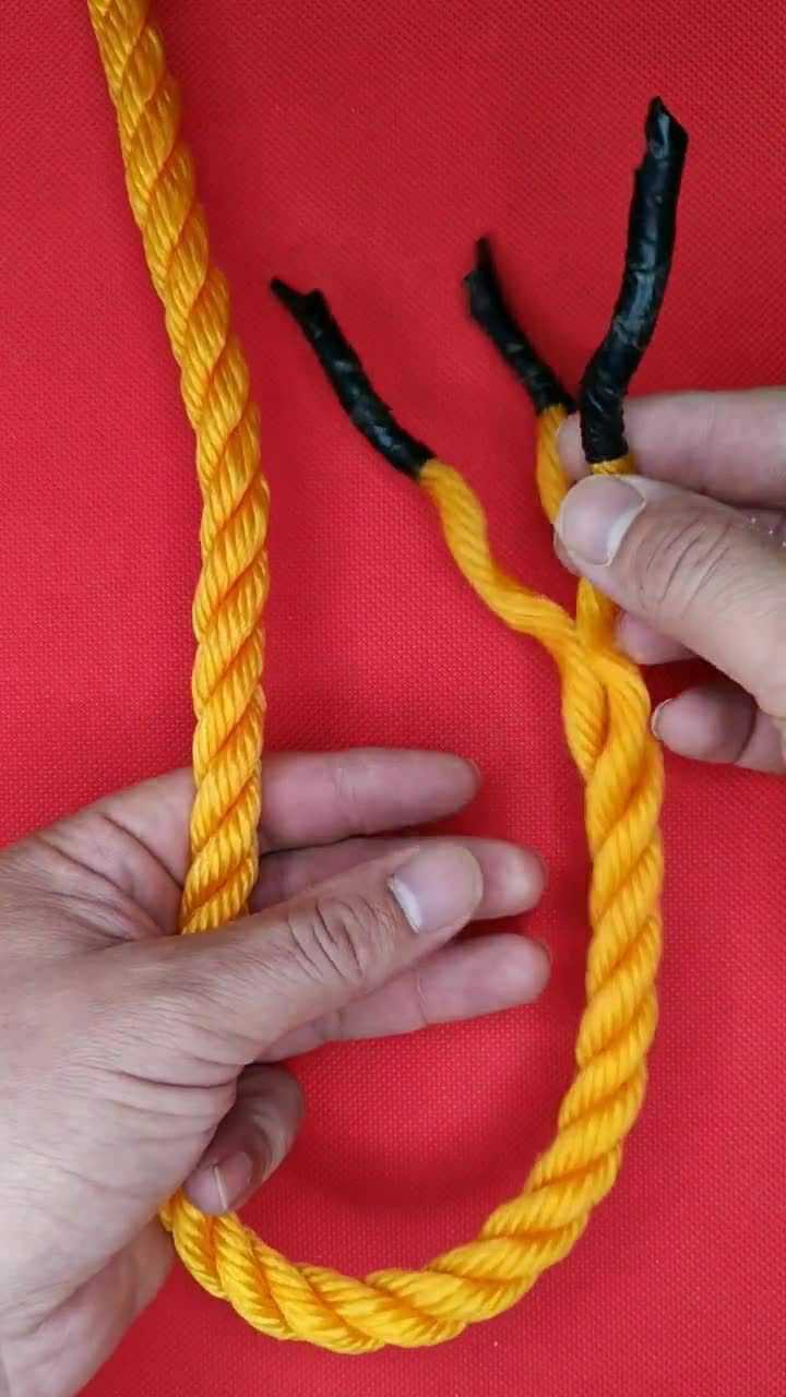 三股绳圈插法简单易学
