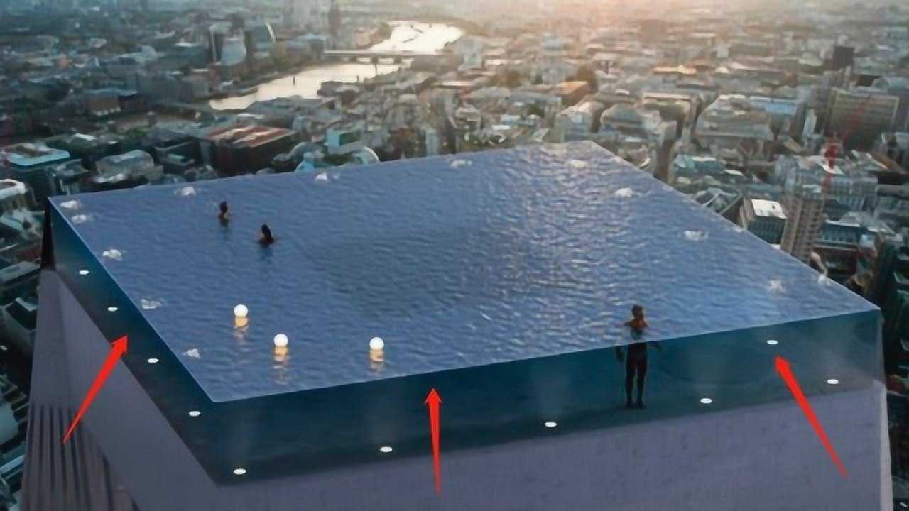 世界上无与伦比的泳池,无边际泳池充满神秘高科技感,最后一个堪称狠人!_腾讯视频