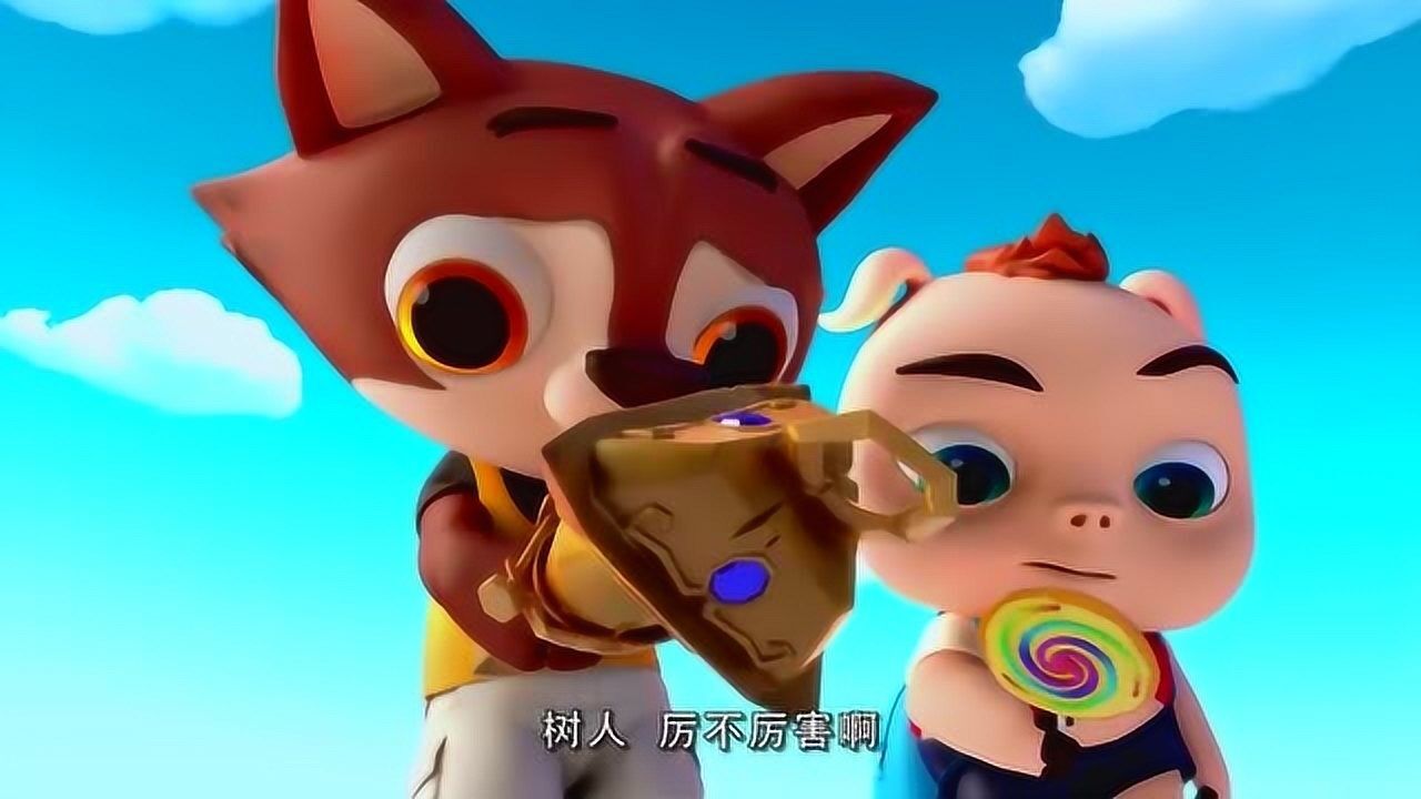 三只小猪与神灯三只小猪有指南和对讲机在迷宫里迷路也不怕