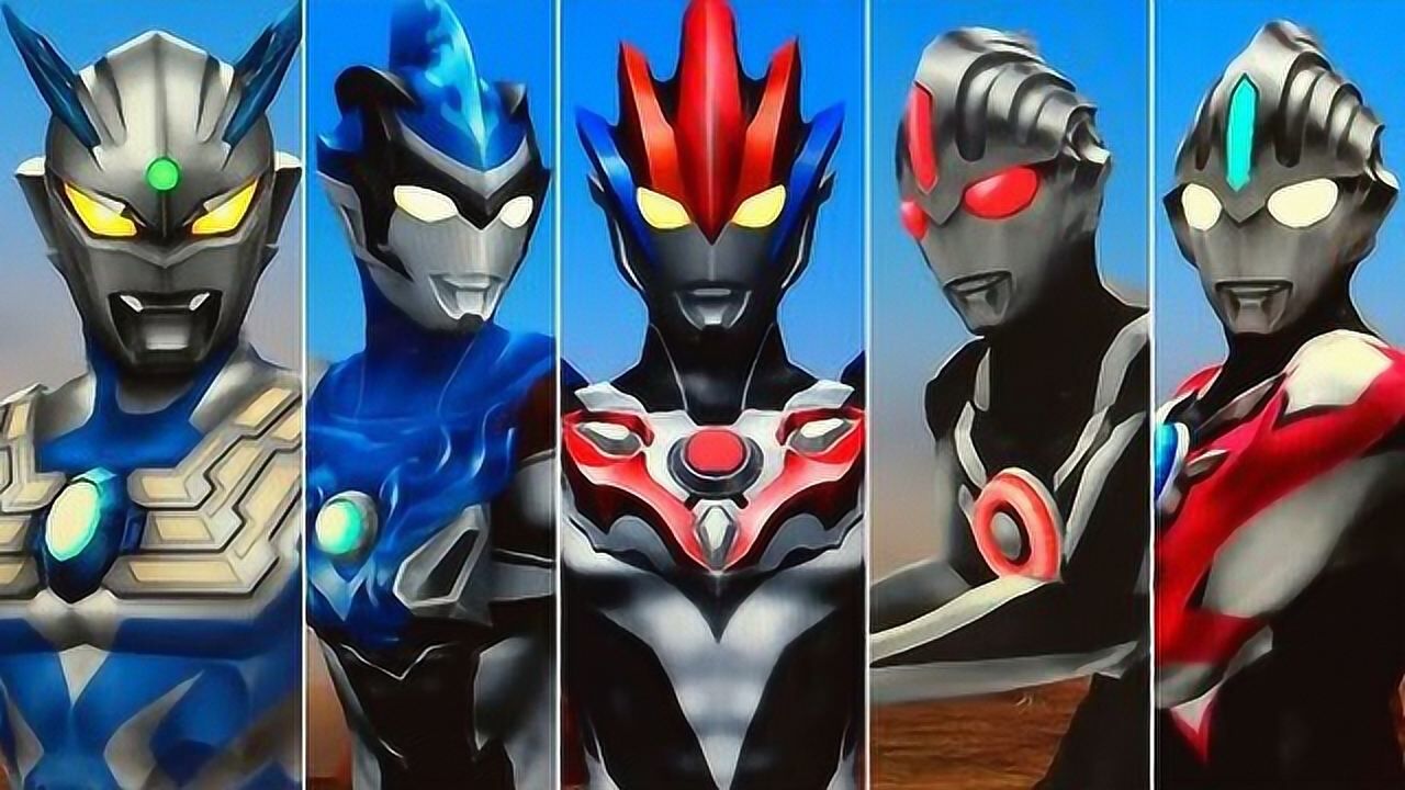 奥特曼卡牌游戏赛罗和布鲁奥特曼联手击败暗黑欧布