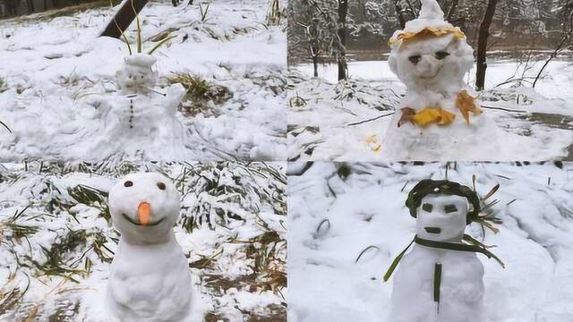 雪后颐和园乐趣多!花式堆雪人“大赛”开赛:找回童年乐趣