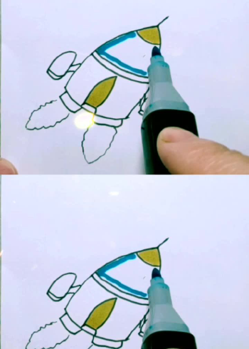 简笔画远程导弹,简单易学