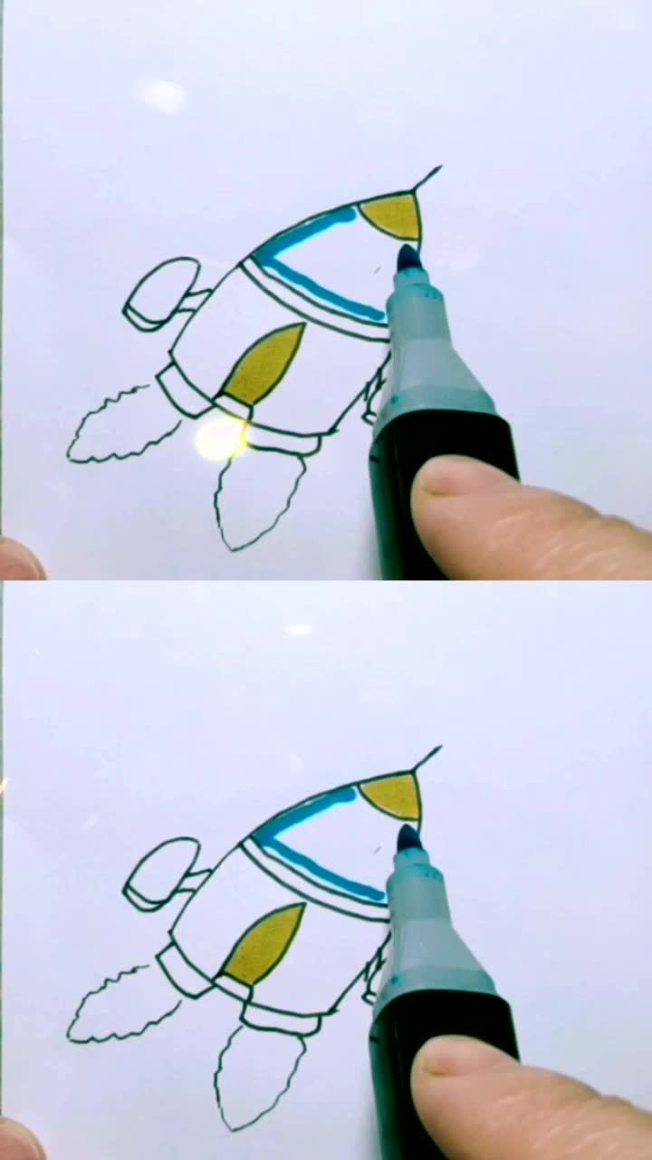 简笔画远程导弹,简单易学_腾讯视频