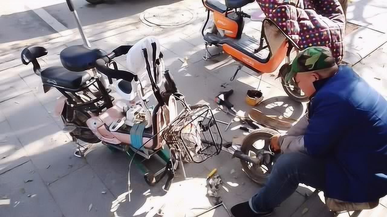 电动车前叉总成损坏怎样更换手把手教会你