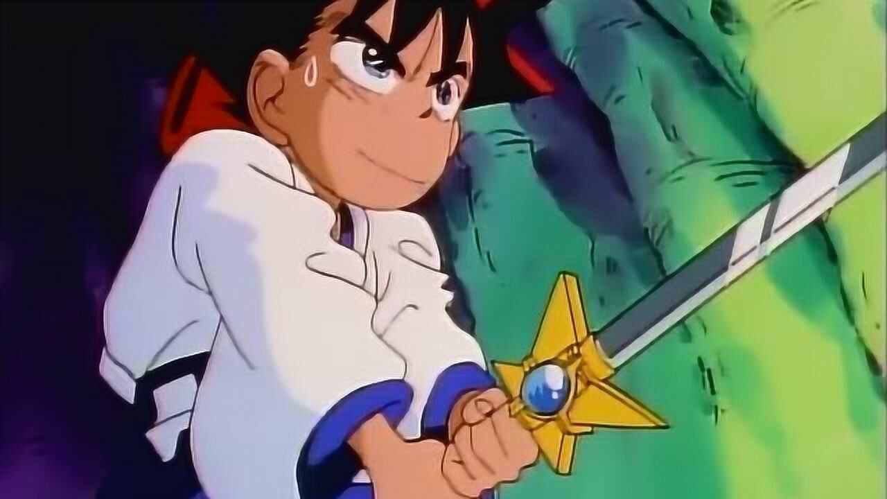 九龙珠:铁剑召唤出喷泉把风魔小太郎喷到空中,但没想到他居然会飞