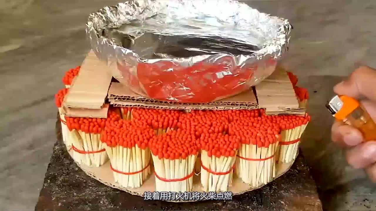 泡面遇上三万根火柴能做出怎样的美味生活要有仪式感