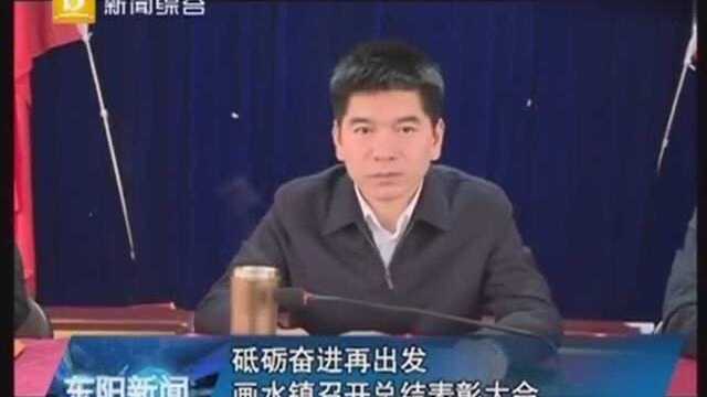 砥砺奋进再出发 东阳画水镇召开总结表彰大会