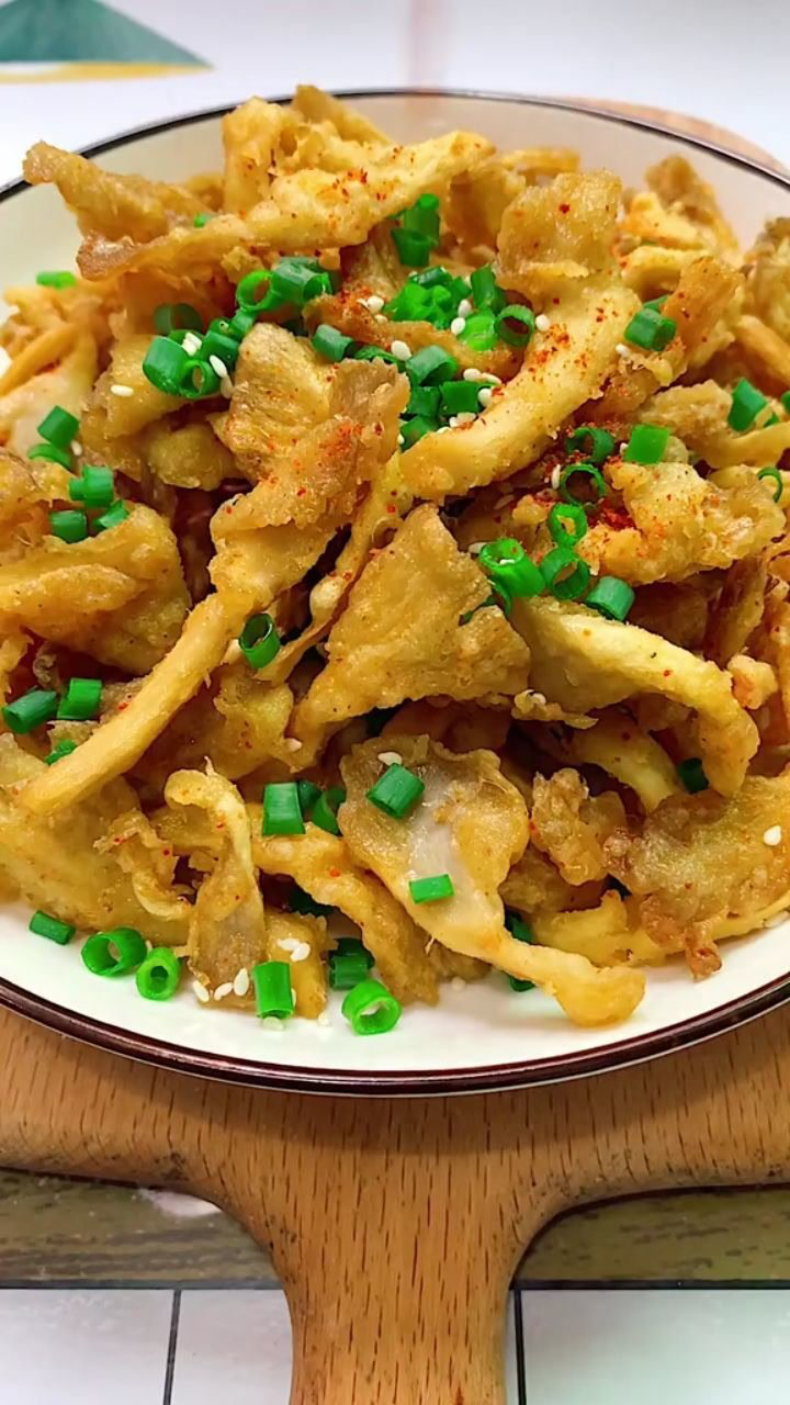 出门必点菜,干炸蘑菇,学会自己做着吃!