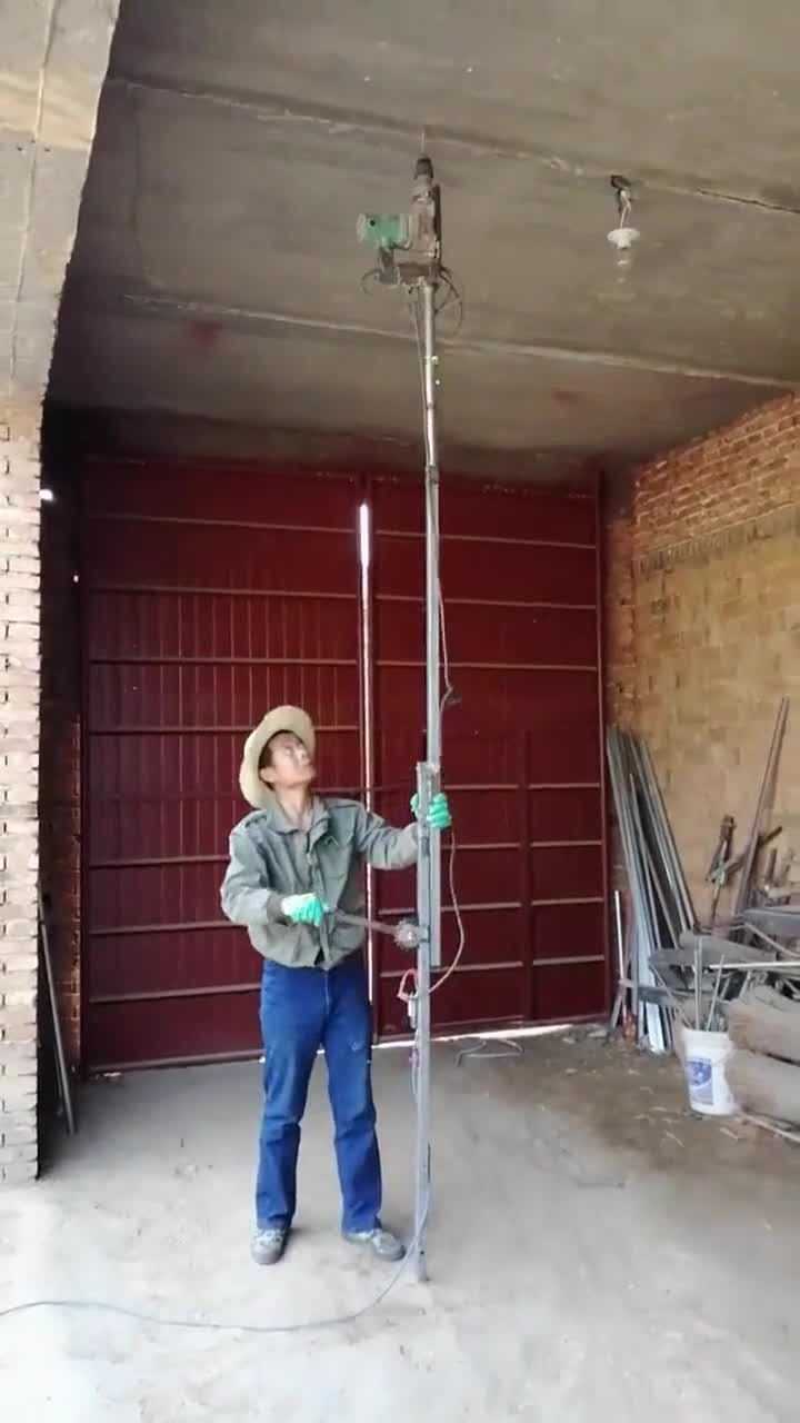 自制电锤打孔神器支架老师傅爱上了