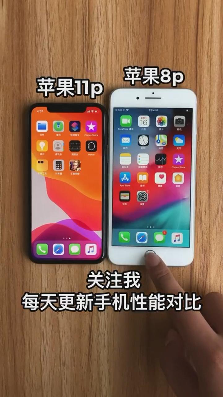 苹果11p性能对比苹果8p,好像差不多
