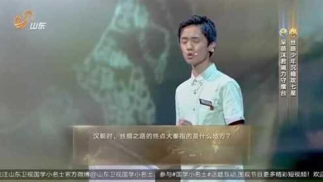 山东一16岁学生学士渊博,曾独自重走丝路,对历史相当熟悉