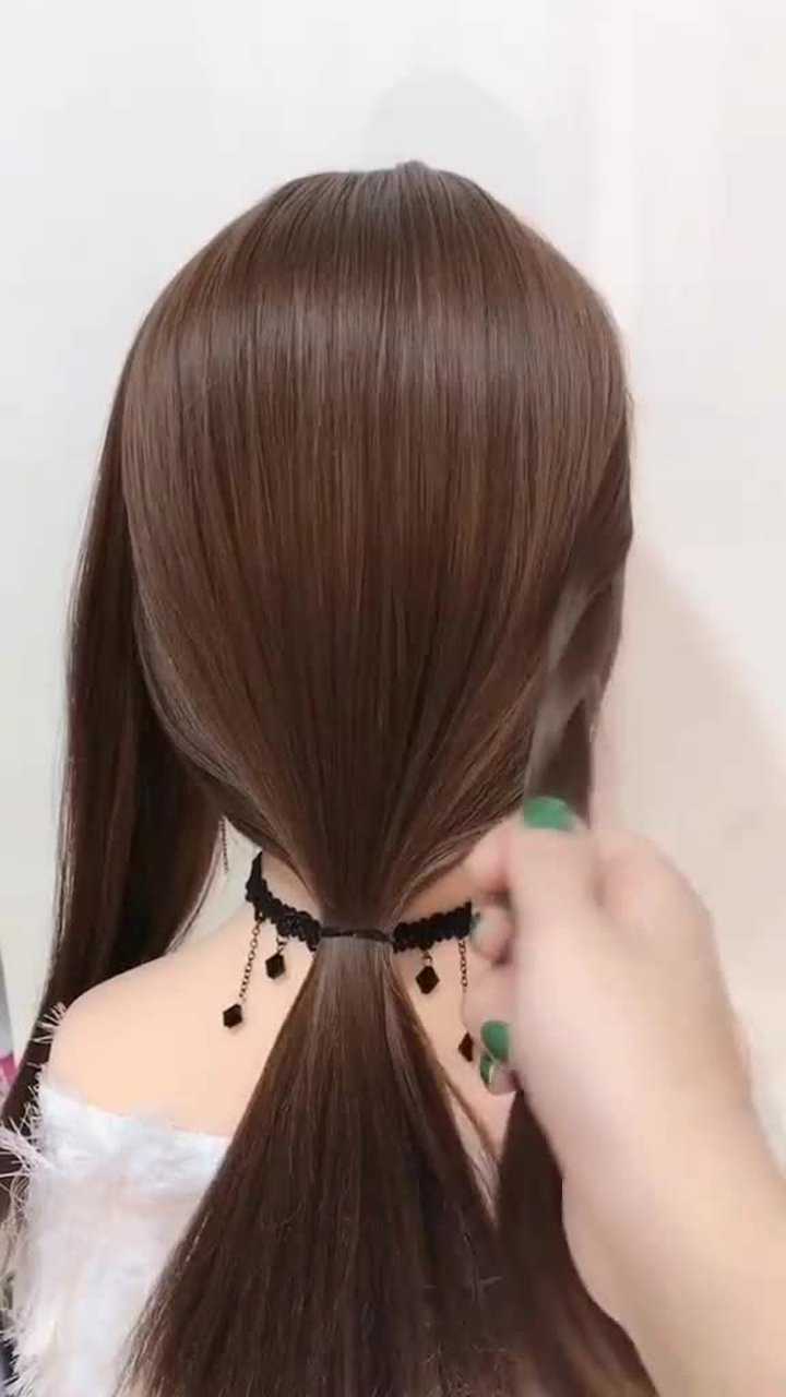 美美哒披肩发,百搭款发型,披头散发也不凌乱