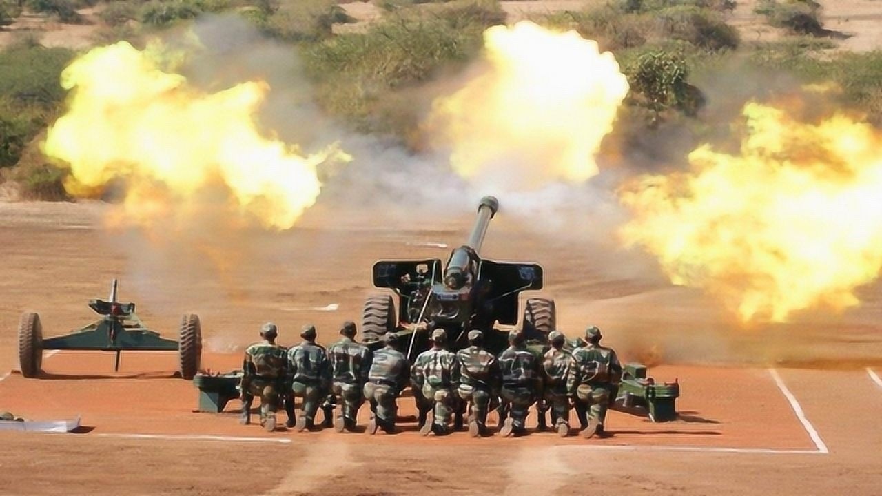 印度火炮上高原,看究竟有哪些火炮?网友:怎么感觉落伍啦