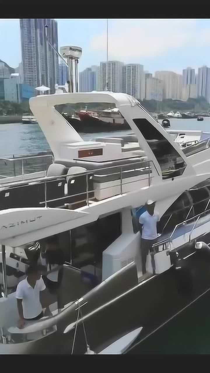 澳门赌王何鸿燊340000000超级豪华游艇造型独特不愧是有钱人