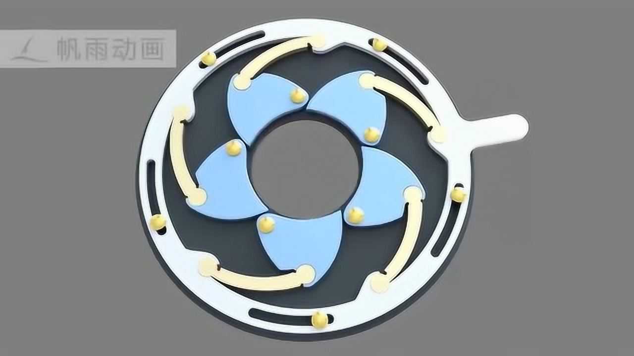 光圈类机构原理机械设计中国科技的强大看这光圈有点像扇子