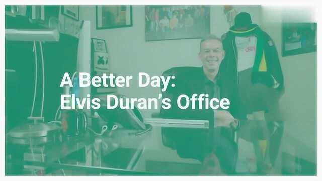 美国知名电台主播Elvis Duran的办公室