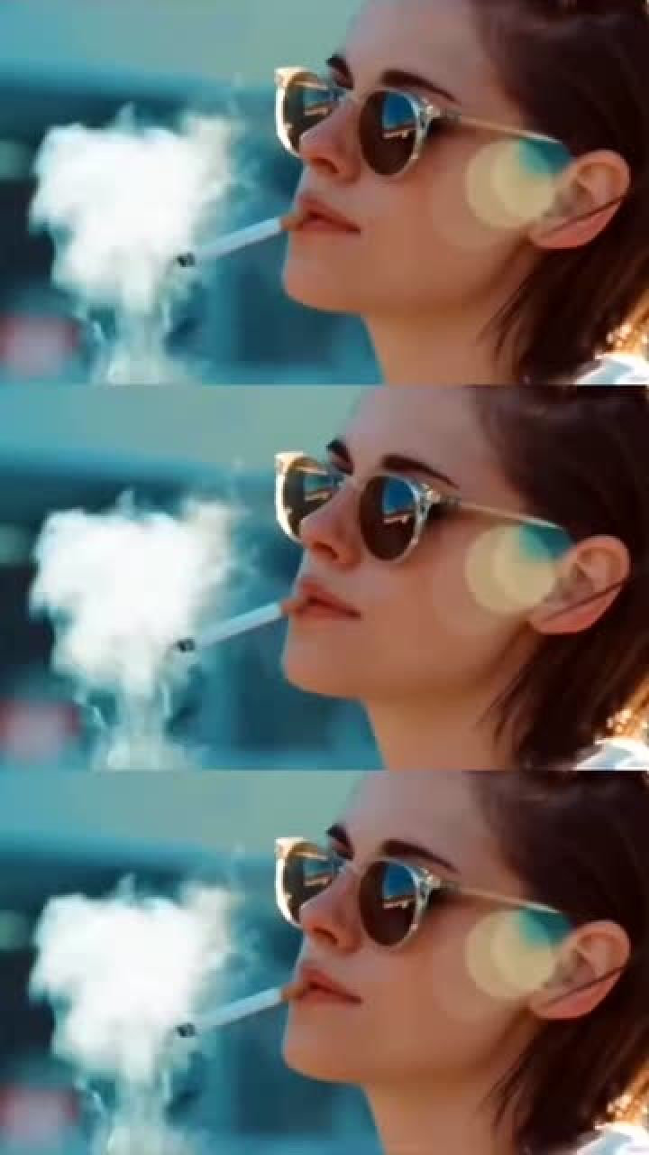 克里斯汀叼烟太帅了,不过我还是喜欢以前的你!