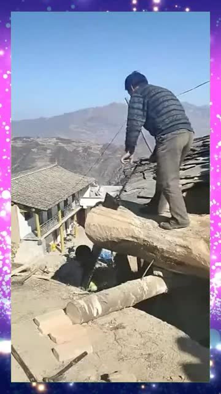 最传统的拉大锯!一人在上一人在下!哪位出力更大呢?!_高清1080P在线观看平台_腾讯视频