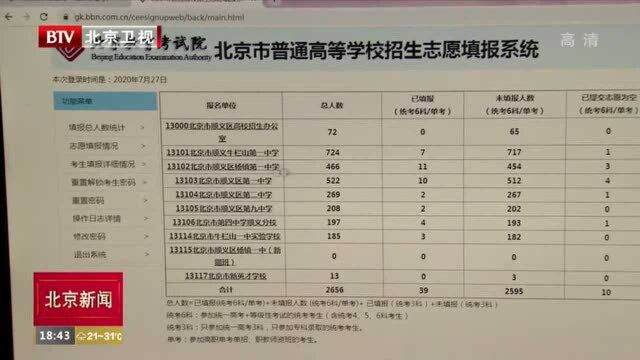 高考考生7月27日起填报志愿