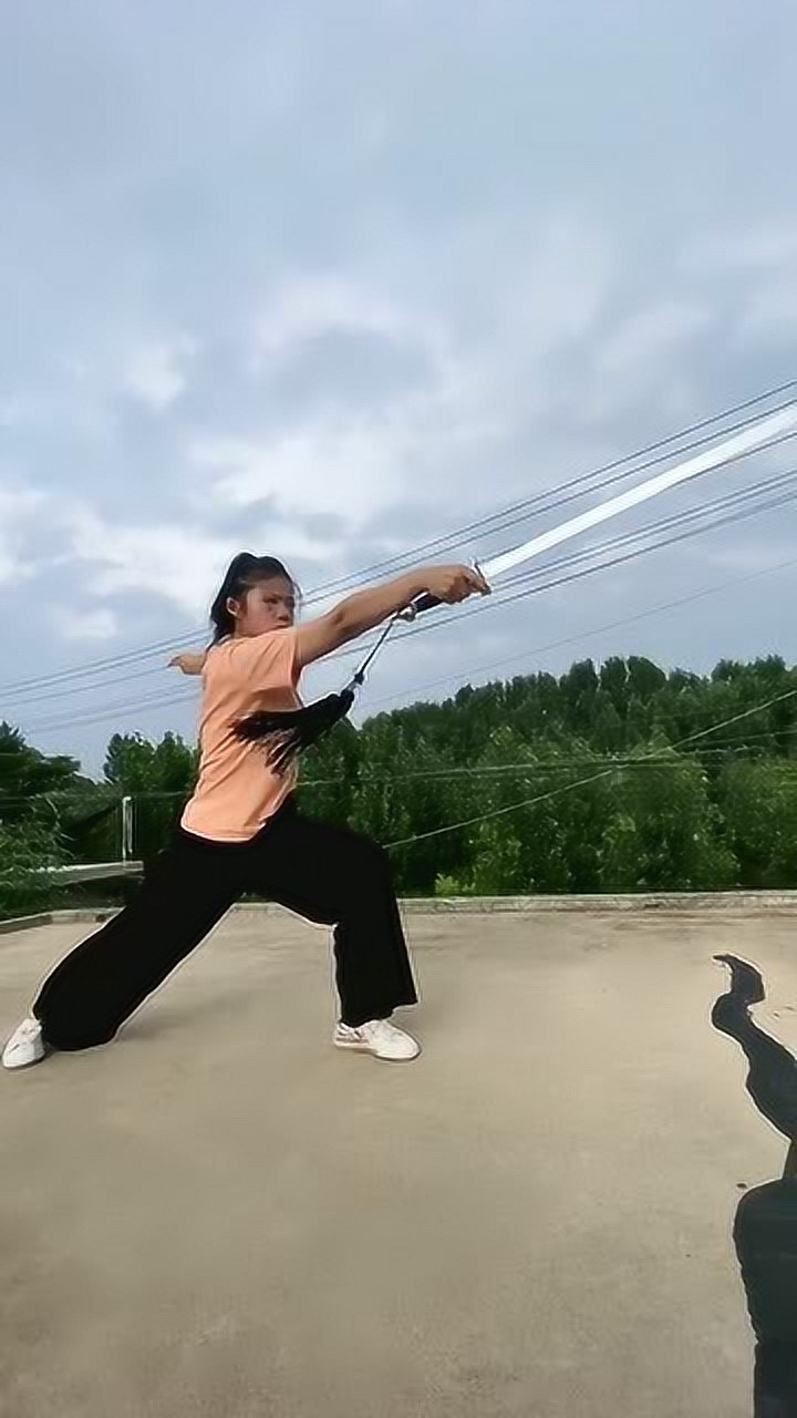 教大家一套简单好看的少林剑,没有高难度动作_腾讯视频