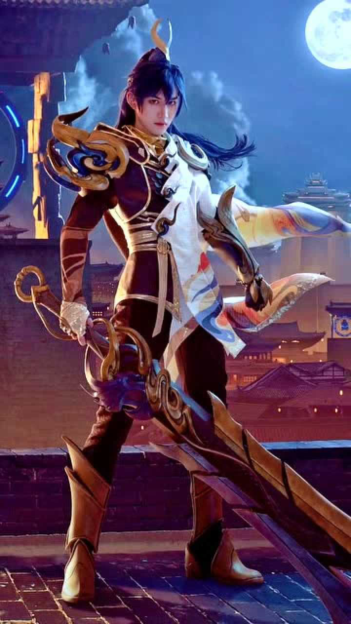 王者荣耀:李信一念神魔cos,帅炸了