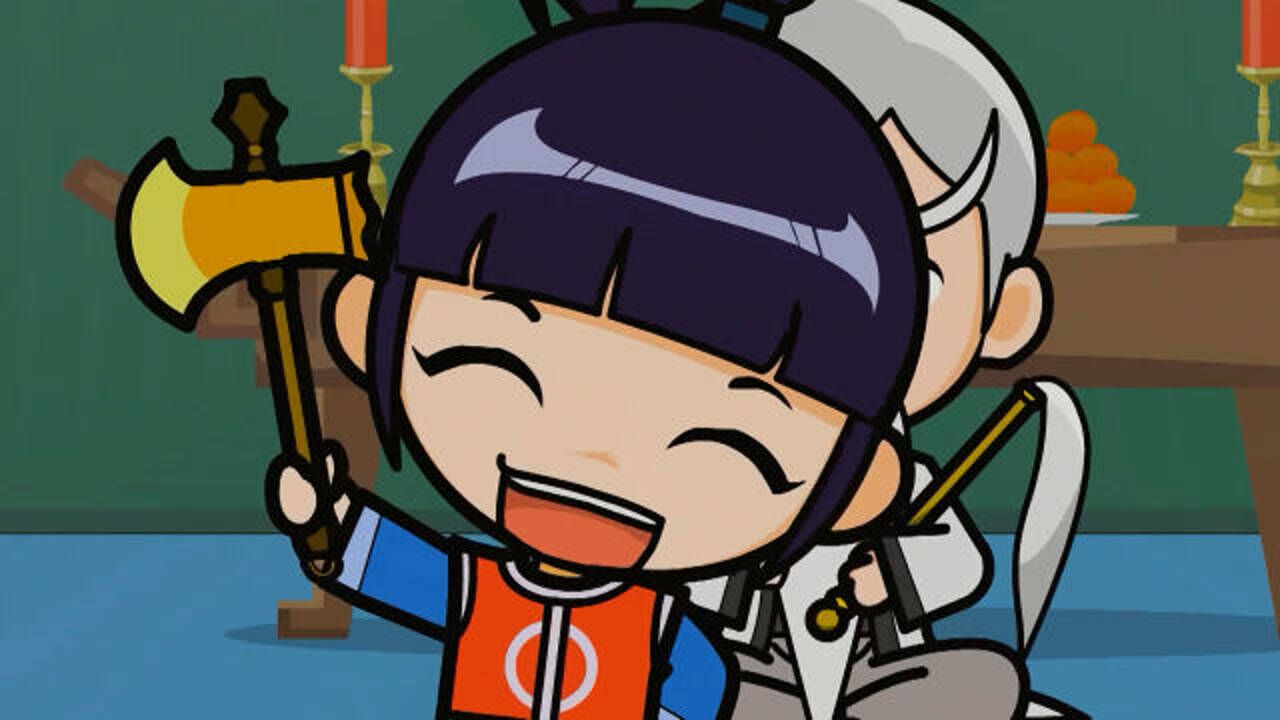 洛宝贝沉香学业已成拿到了神斧要去华山救母亲了