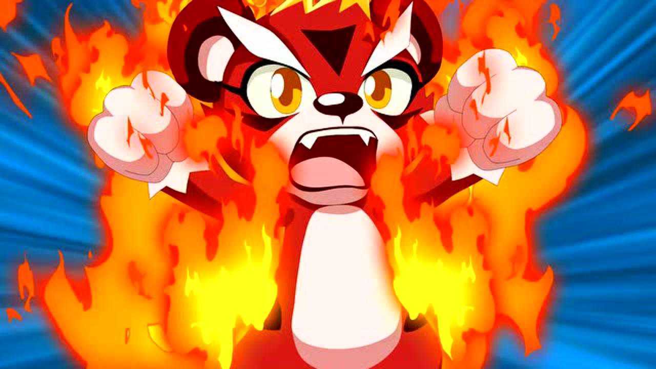 火力少年王之传奇再现旋转的悠悠球给予赤虎力量赤虎竟然进化了