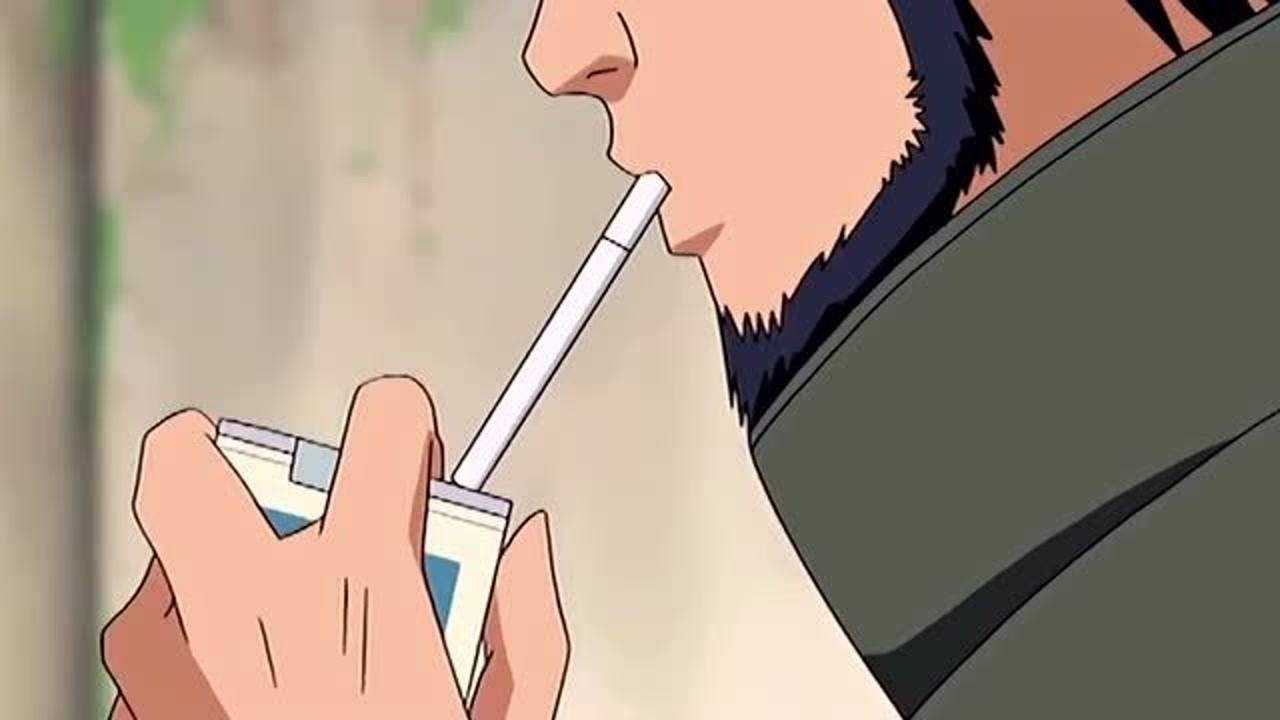 火影忍者:鹿丸留了胡子抽起了烟,一半活成了鹿久一半阿斯玛!