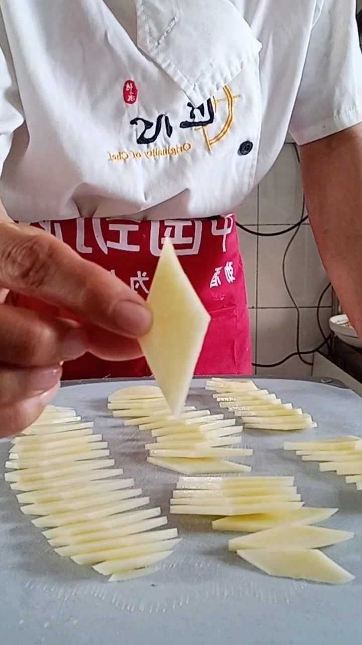 菱形片标准切法