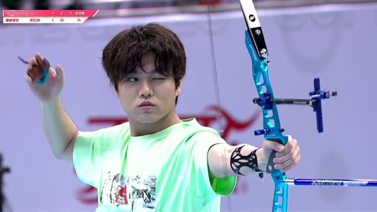 超新星运动会男子射箭第五组某幻君首个10环