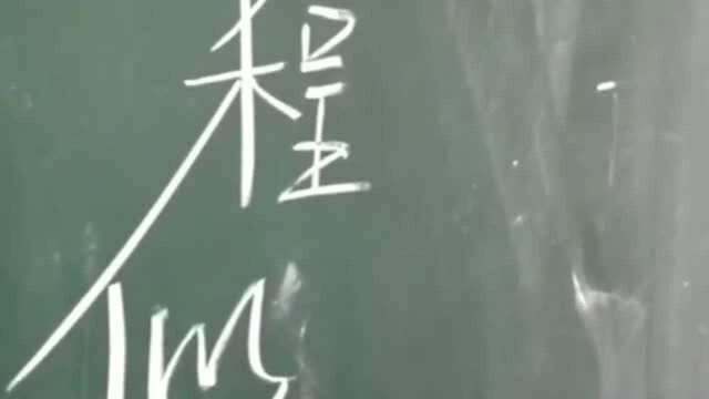 第一次写你名字就把呈写错了,后来我学会写了,但你不在我身边了!