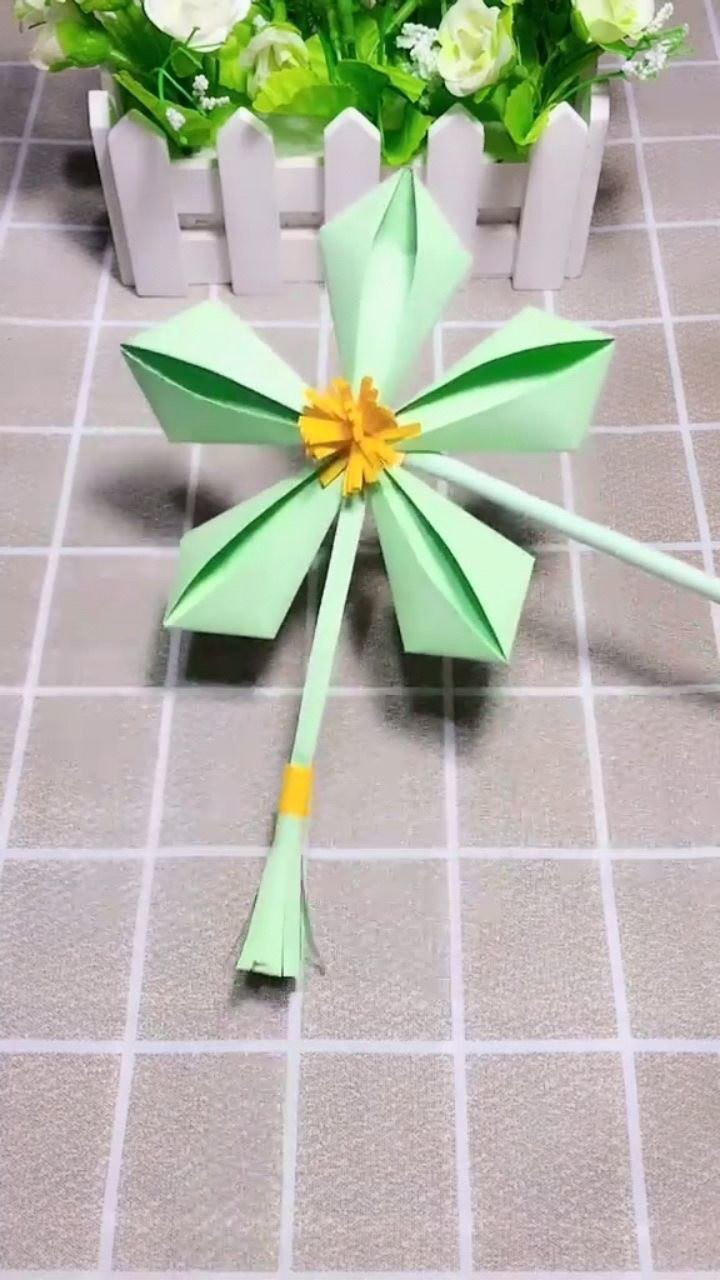 折纸美美的步摇,再学不会剁手