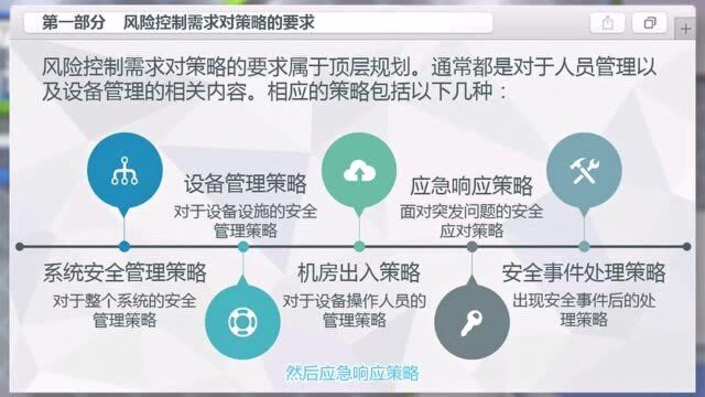 网络安全方案设计与实施33.风险控制的相关知识