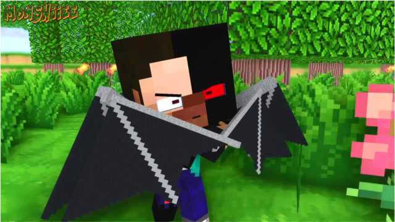 我的世界mc动画:him小时候的战斗故事!