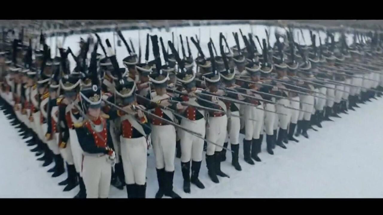 排队枪毙式战术,骑兵冲击步兵方阵