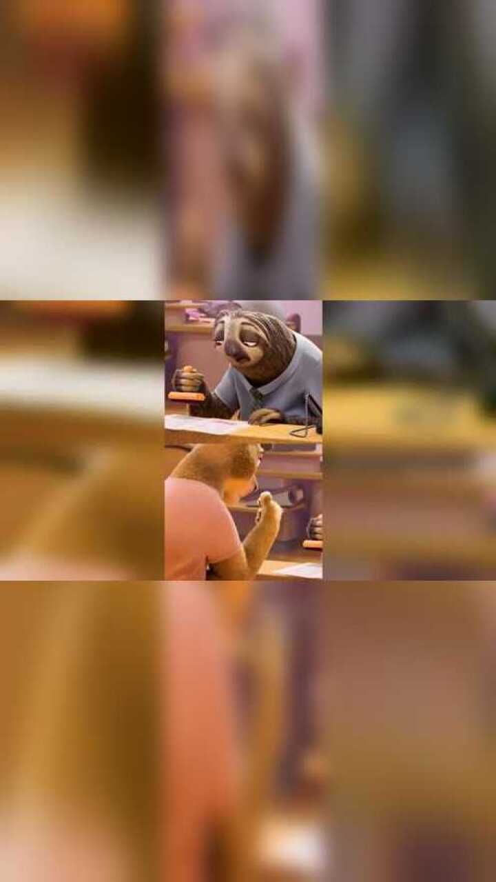 疯狂动物城那只说话和动作都慢吞吞能急死人叫闪电的树懒真绝了