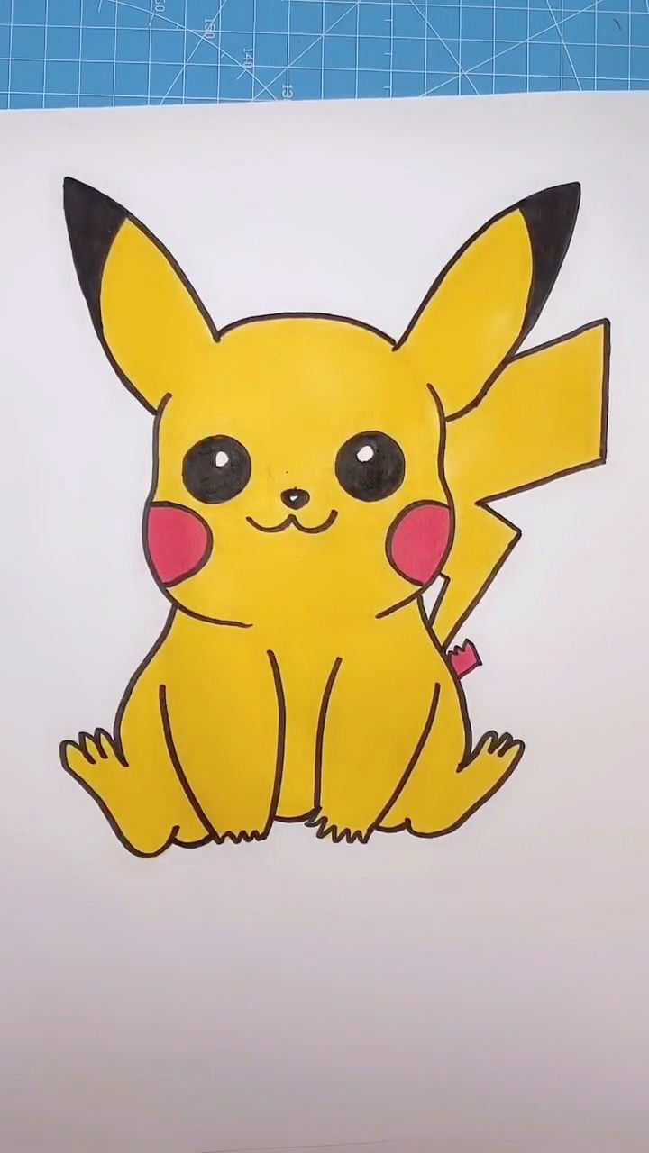 万万没想到,皮卡丘是这样画出来的