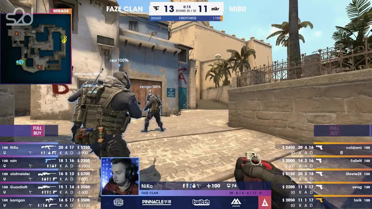 【CSGO】十分干脆!NiKo顶级瞄准击杀集锦_高清1080P在线观看平台_腾讯视频