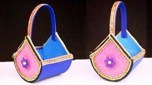 杂物变废为宝,手工制作篮子,堪比艺术品