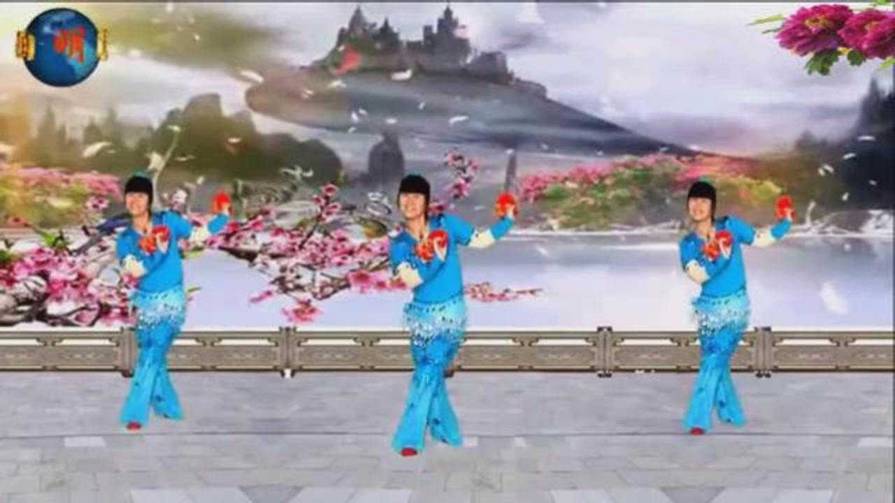 黄梅戏经典手绢舞《对花》歌甜舞美,真是太好听了,舞简单好学_高清1080P在线观看平台_腾讯视频